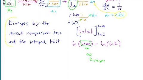 AP Calculus BC Notes Direct Comparison test, Limit Comparison test Continued