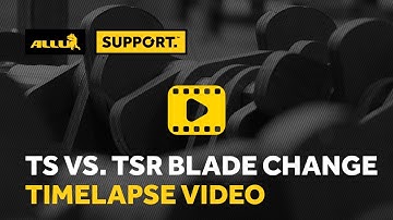 TS vs. TSR blade change on ALLU Screening Bucket - ALLU Support Series