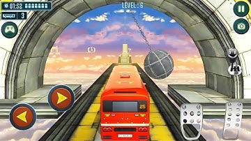 Impossible Bus Super Extreme Stunt Racing Game || Bus Games || Bus Stunt Driving - #Android Gameplay