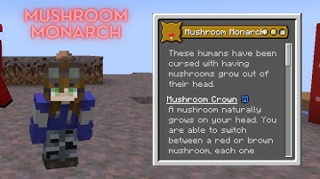 Minecraft Origins Mod: Mushroom Monarch! (Custom Origin)