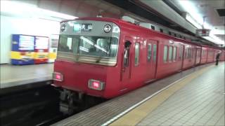 名鉄6500系 急行犬山行き 名鉄名古屋駅到着