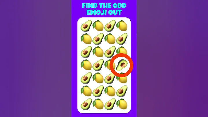 Find The Odd Emoji Out In 3 Seconds || Test Your Eyes || Emoji Quiz # 99 || #shorts