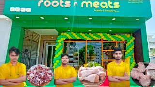 BEST AMAZING MEAT STORE NEW OPENING ROOTS N MEATS STORE  CHICKEN 🐔 CUTTING MUTTON 🍖 FISH 🐟 screenshot 3