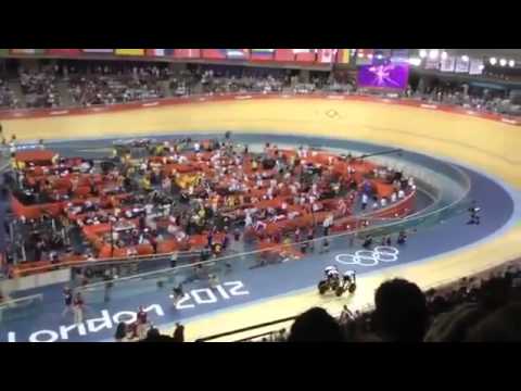 Great Britain Sprint cycling Crash at the London 2012 Olympics Hindes crash was deliberatemp4