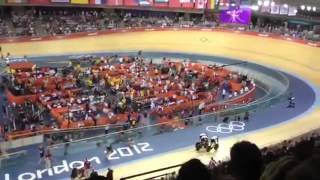 Great Britain Sprint cycling Crash at the London 2012 Olympics Hindes crash was deliberatemp4