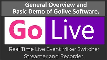 Demo Video Part 1 - Output and Output setting in GoLive Software.