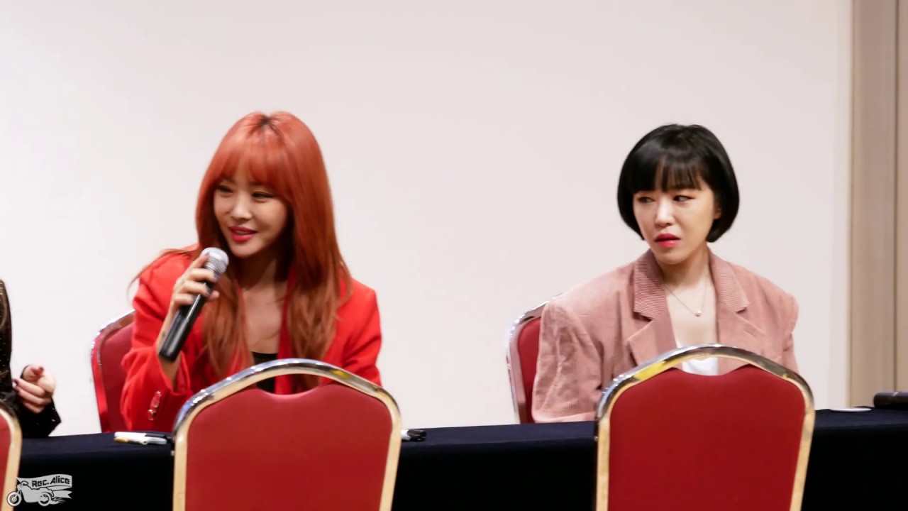 [191103] 브아걸 상암 팬싸인회 시작인사 직캠