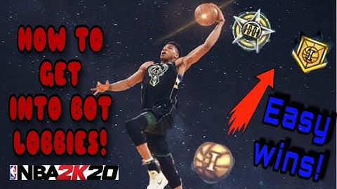 HOW TO GET INTO BOT PARK NBA2k20!