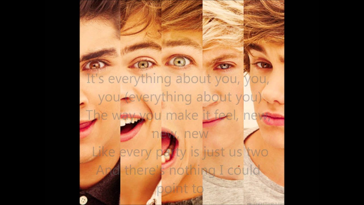 Everything About You - One Direction (LYRICS + PICTURES) - YouTube