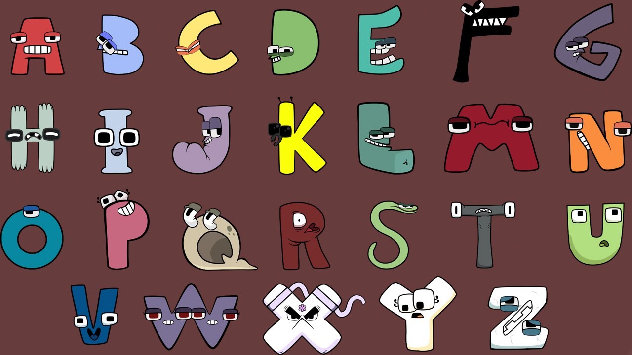 Spanish Alphabet Lore (A-Z) And Numbers Lore (9-0 )And Alphabet Lore Scratch  Video Completo 