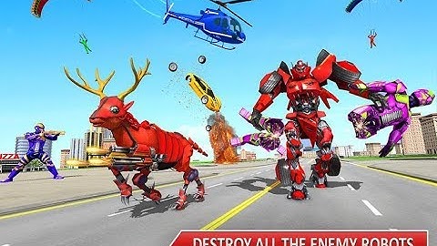 Deer Robot Car Game – Robot Transforming Games by Happy Family Studio