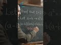 Professor explaining math proof