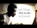 161 things not to do at Cornell