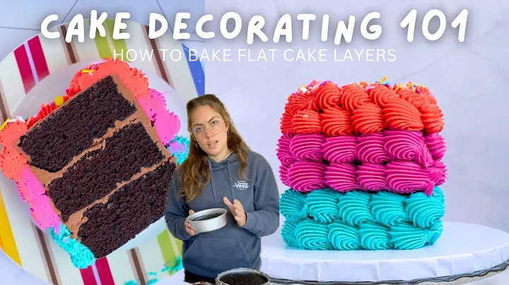 Cake Decorating 101: How to Bake Flat Cake Layers Using Cake Strips (Store Bought or DIY!)
