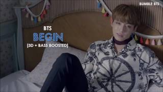 [3D+BASS BOOSTED] BTS (방탄소년단) JUNGKOOK - BEGIN (HAN/ROM/ENG) | bumble.bts Resimi