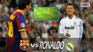 Ronaldo frustrated by Barca's Tiki Taka.