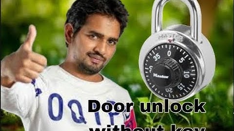 How to open a door without a key | Door lock opening tricks | Without Key door lock open#doors