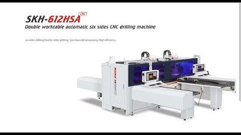HUAHUA machine SKH 612HSA  Double worktable six sides CNC drilling machine