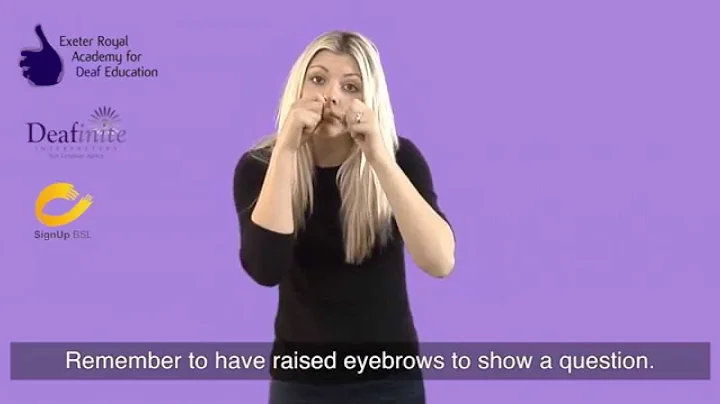 Learn how to Sign 'Can I Help You', 'Please' and  'Thank You' in British Sign Langugae (BSL)