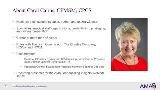 Medical Staff Leaders and Professionals Protect Your Organization from Negligent Credent