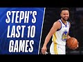 Steph's BEST 3's from HISTORIC Shooting Stretch! 🔥