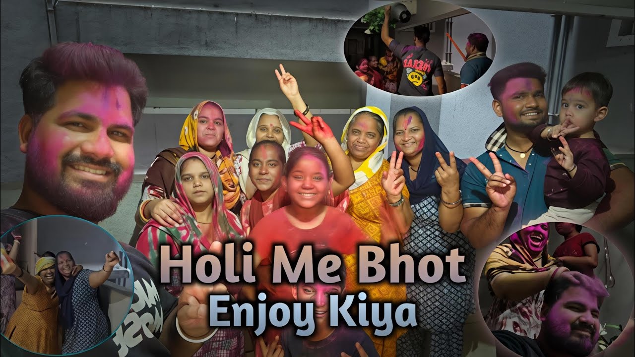 Holi Me Bhot Enjoy Kiya 🥰😃🤭#viral #trending #vlog #holi #shorts 