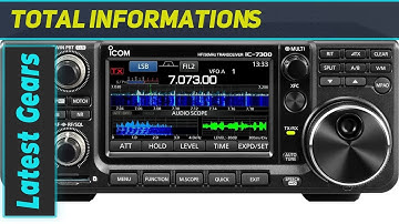 Icom 7300 02 Direct Sampling Shortwave Radio: Best HF Transceiver with Spectrum Scope!