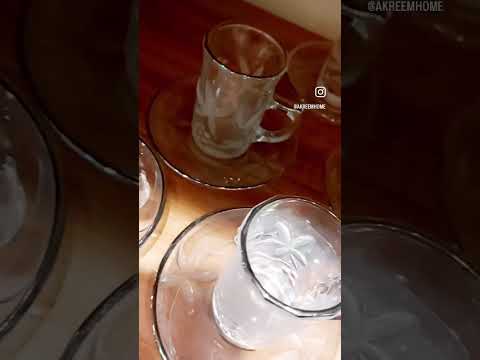 كاسات الشاي البسيطه