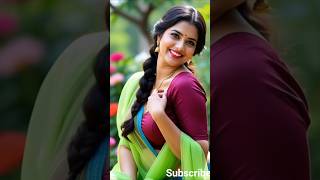 Beautiful Gergeous Look In Green Colour