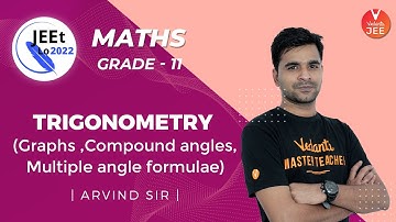 Trigonometry | Graphs, Compound Angles & Multiple Angle Formulae | Class 11 | JEE Main 2022