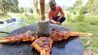 Goat Full Leg Tandoori | Cooking in Yelagiri Hills