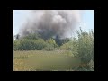 Пожар в СНТ (Личное видео)