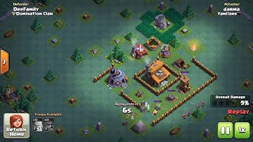 Clash of Clans Builder Base Battle 1 Part 2 (darma VS DeeFamily)