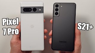 Google Pixel 7 Pro vs Samsung S21 Plus 🔥 Speed Test