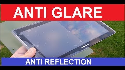 SOLVED: Anti reflection on tablets, ipads, smartph