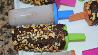 مثلجات لذيذة  بالشوكولاته  esquimaux /ice pops