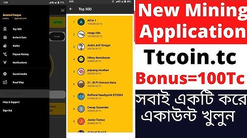 Ttcoin Mining Apps $100 Profit All Users | Ttcoin Network Unlimited Earning Tricks | Free Mining App