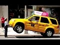Watch a Parking Meter Attendant Lift a Taxi in Epic Prank!