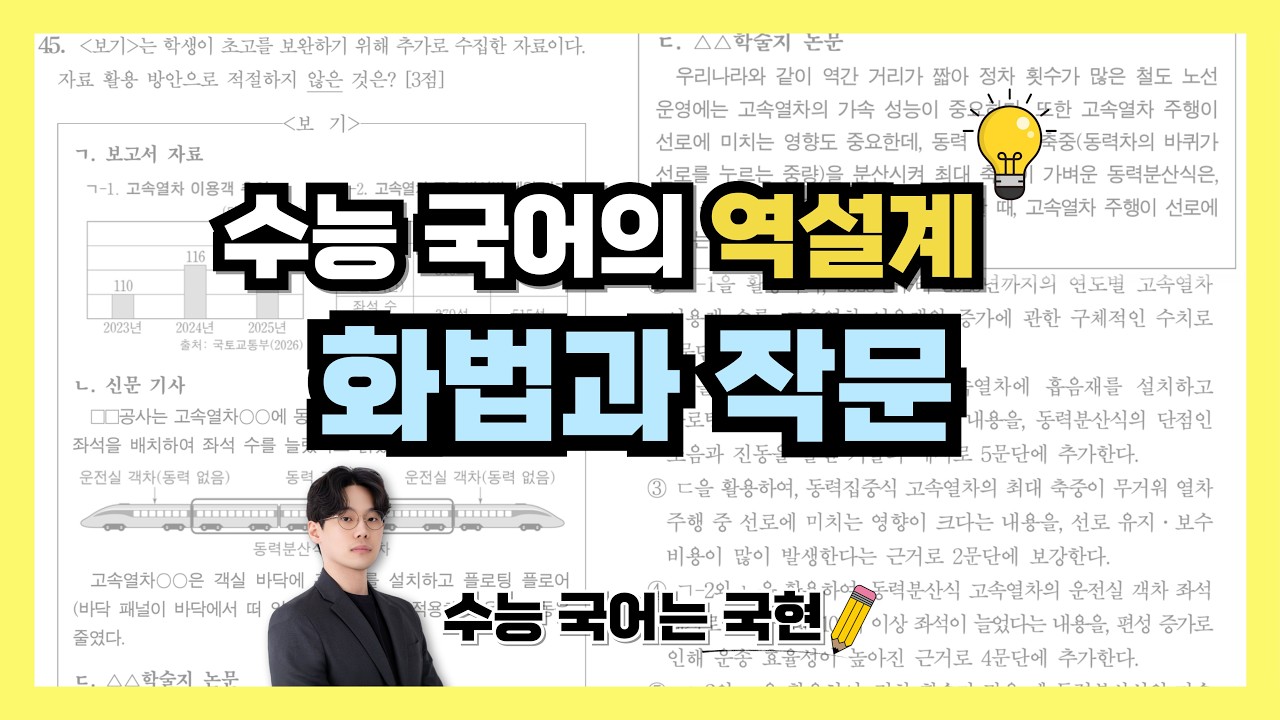 [국현] 수능 국어의 역설계 - 화법과 작문