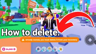 How to DELETE a Gamepass From Your inventory.