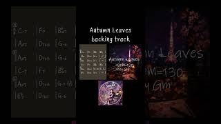 【Full Video on Channel】Autumn Leaves Jazz backing track