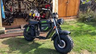 Greenworks Stealth Series Minibike uses 60v tool batteries! (New Owner First Impressions)