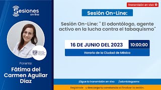 Sesión On-Line: &quot;El odontólogo, agente activo en la lucha contra el tabaquismo&quot;