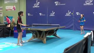 20141123 Joola Canada Series~1 Sabrina(昱璇)vs Alicia (game4)