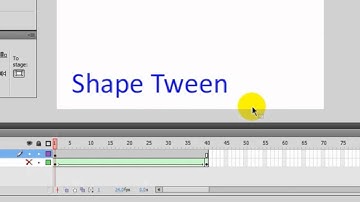 Apply Shape Tween to Text