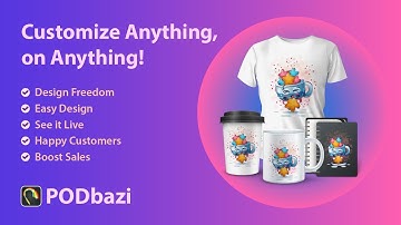 PODbazi: Tshirt Product Design | Shopify | SolverCircle