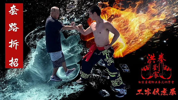 Best 5 Hung Ga gung ji fuk fu kuen application moves | 工字伏虎拳套路拆招 | Kar Yung Collection