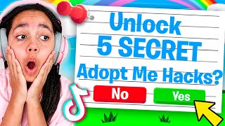 top 5 tiktok hacks that actually work in roblox adopt me