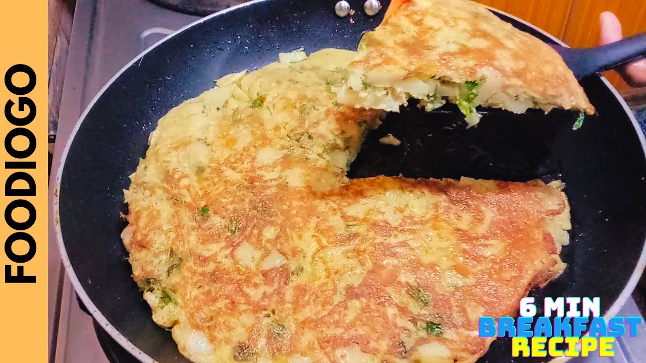 Unique vegitable cheese omelleteTortilla De Patatas spanish omelette
