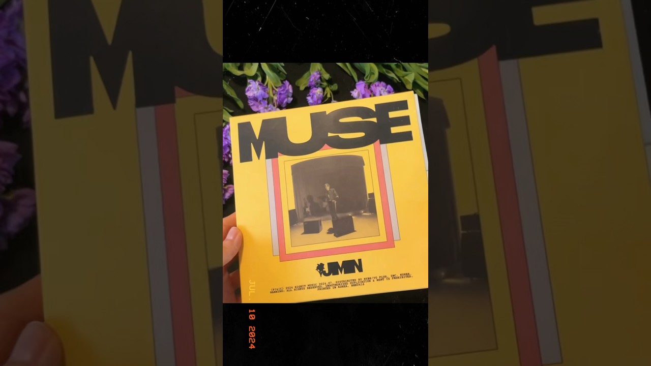 Unboxing Jimin's album Muse Serenade version 